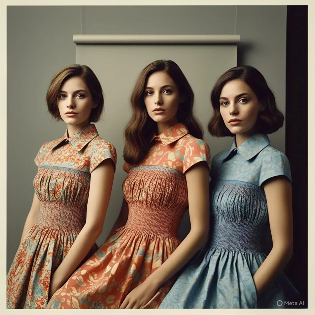 3 woman showing their Smocked Dresses