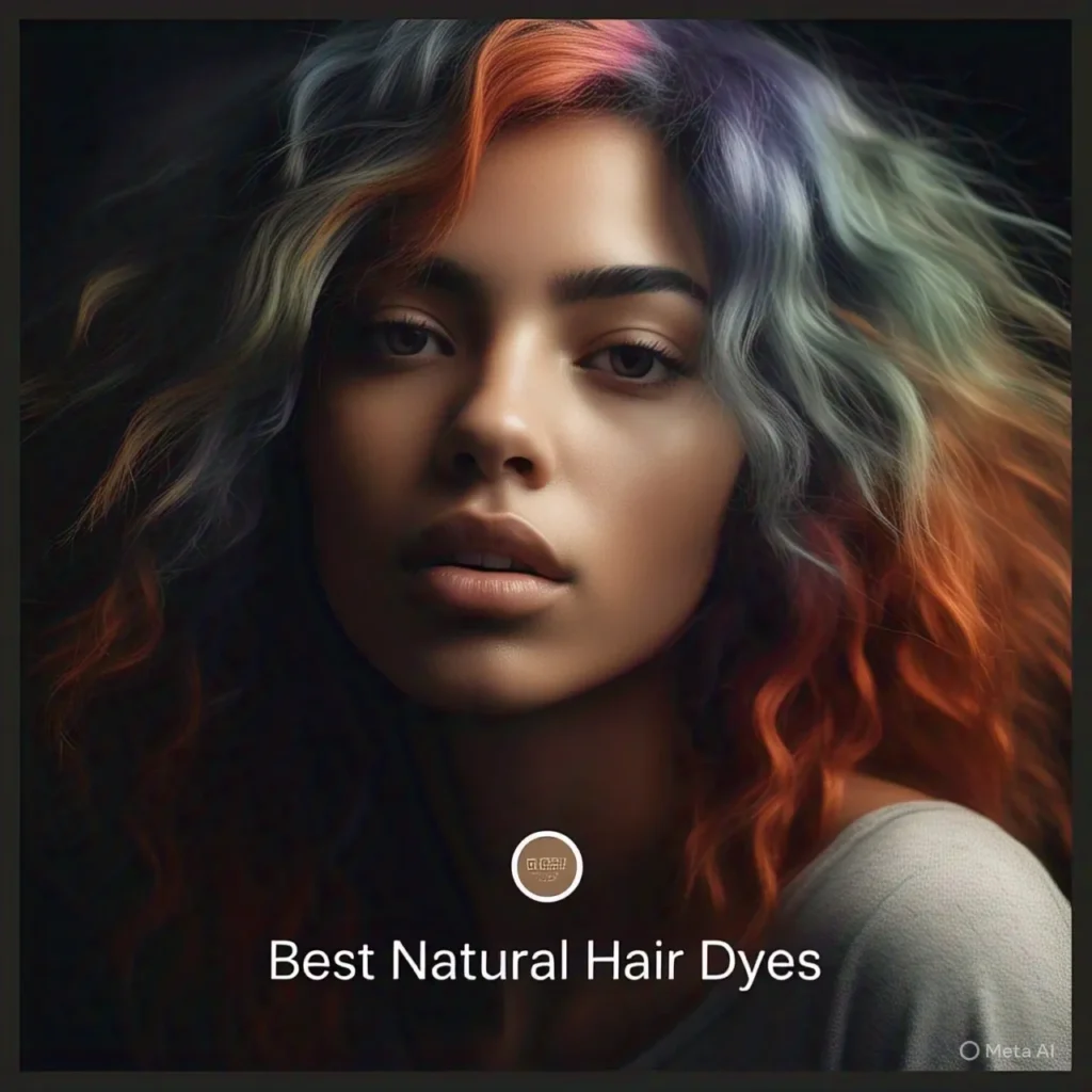 a woman showing their dyed hair