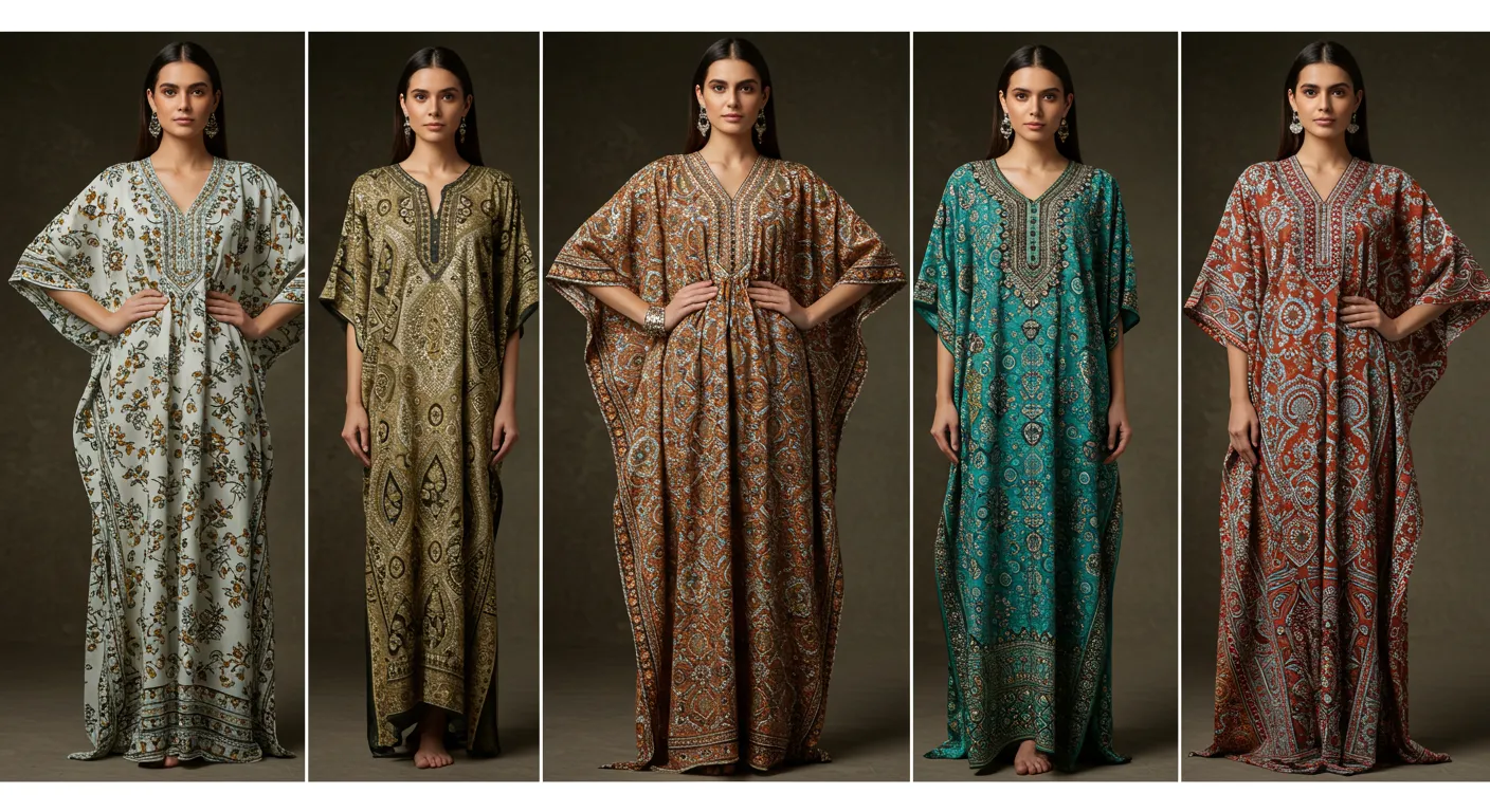 women showing their Kaftan Dresses