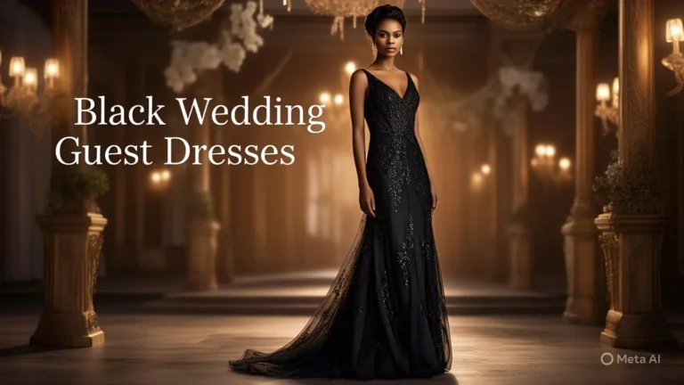 a woman in Black Wedding dress